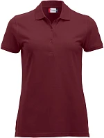 Clique Classic Marion S/S Dámske polo tričko z hrubej bavlny 67.8246 bordová Clique Classic Marion S/S Dámske polo tričko z hrubej bavlny 67.8246 bordová