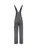 Priemyselné pracovné nohavice Dungaree Overall so šnúrkou unisex convoy grey