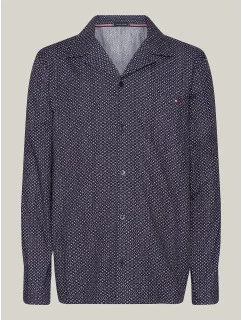 Pánske pyžamové tričko UM0UM02992 02E tmavomodré s potlačou - Tommy Hilfiger