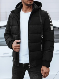 Pánska prešívaná bunda čierna FashionStreet TX4637