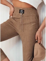 Dámske tepláky DERCY camel FashionStreet UY2045