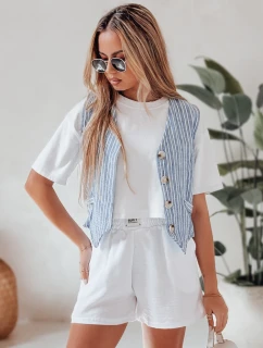 Dámske šortky OWN STYLE white FashionStreet SY0456