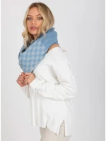 Tunelový šál AT KM 9501.10 svetlo modrá Tunelový šál AT KM 9501.10 svetlo modrá