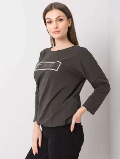 Blúzka RV BZ 6222.18 tmavá khaki