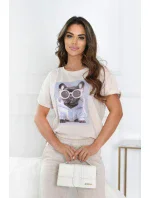 BLÚZKA FRANCISCA OFF PINK