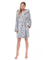 Dámsky župan 9135 melange - L&L