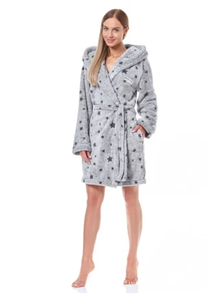 Dámsky župan 9135 melange - L&L