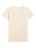 Dámske tričko 4F F2969 krémová 4FWAW25TTSHF2969 12S