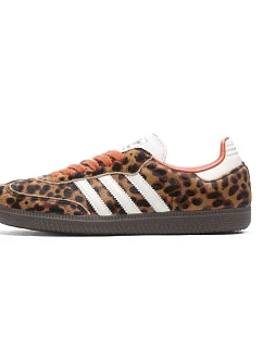 Adidas Samba OG W Leopard Preloved Red JI2734 dámske topánky