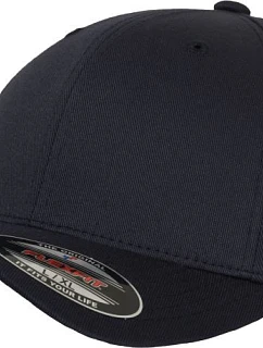Flexfit 6277 6-panelová čiapka Flexfit Wooly Combed 55.6277 tmavo modrá