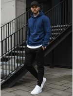Pánska modrá mikina FashionStreet BX4684 Pánska modrá mikina FashionStreet BX4684