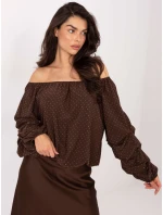 Blúzka MI BZ 61572.27P hnedá Blúzka MI BZ 61572.27P hnedá