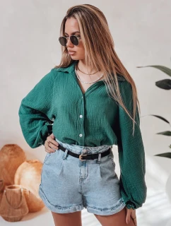 Dámske džínsové šortky s opaskom SHORT LOVER modré FashionStreet SY0468