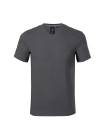 Malfini Action Tričko s výstrihom do V M MLI-70083 light anthracite men