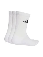 Adidas Cushioned Sportswear Crew 3P biele ponožky JZ0530
