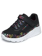 Mládežnícke Skechers UNO LITE HEART CRAZE 314091L BKMT Mládežnícke Skechers UNO LITE HEART CRAZE 314091L BKMT