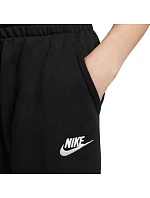 Detské fleecové nohavice Nike Club Black FD3019 010 Detské fleecové nohavice Nike Club Black FD3019 010