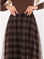 Sukňa MI SD 271329 2,02 hnedá