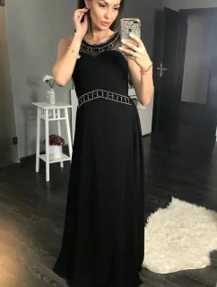 Dlhé šaty hk1542 čierne - YourNewStyle