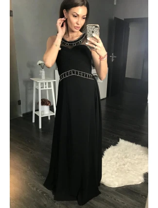 Dlhé šaty hk1542 čierne - YourNewStyle