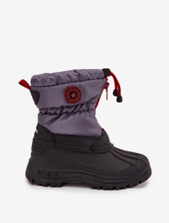 Detské snežnice na zips Big Star SS374031 Grey and Black