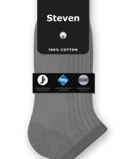 Pánske ponožky 042 sivé - Steven