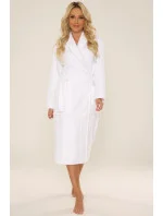 Dámsky župan 709 Manuela Frotte biely - De Lafense