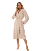 L&L 2413 Camelia dlhý dámsky župan 3XL