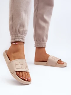 Damskie Klapki Big Star NN274A645 Beżowe