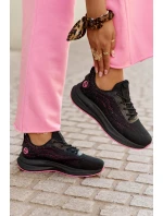 Sneakersy Buty Sportowe Damskie Na Platformie Big Star RR274523 HI-POLY SYSTEM Czarne