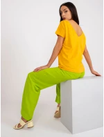 Tričko RV TS 4662.86 tmavo žltá