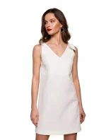 Dámske šaty K128 svetloružové - Makover