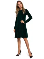 Dámske šaty M566 Tmavo zelená - MOE