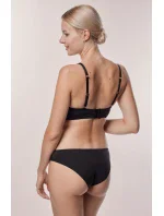 Mefemi Amelia push-up podprsenka s kosticami Čierna Mefemi Amelia push-up podprsenka s kosticami Čierna