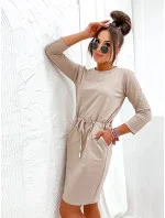 Béžové bavlnené šaty (700) Béžové bavlnené šaty (700)