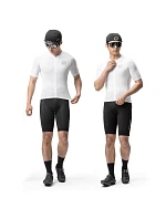 Rockbros YDDX011 Cyklistický dres Diamond s krátkym rukávom - veľkosť XXL - biely Rockbros YDDX011 Cyklistický dres Diamond s krátkym rukávom - veľkosť XXL - biely