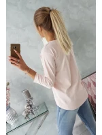 Blúzka s potlačou Original powder pink Blúzka s potlačou Original powder pink