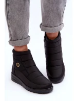 Dámske zateplené snežnice Black Helis