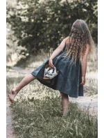 Detské sandále na korkovej platforme, zapínanie na suchý zips, sivé Rorria Detské sandále na korkovej platforme, zapínanie na suchý zips, sivé Rorria