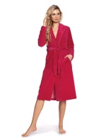 Dámsky župan Welur Lydie 390 Amaranth dark pink - De Lafense