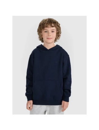 Chlapčenská mikina bez prúžkov s kapucňou 4F 4FJRMM00TSWSM2482-31S