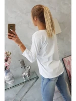 Blúzka s potlačou Summer Girl biela