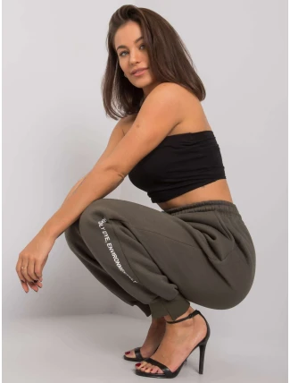 Tepláky RV DR 7237.81 tmavá khaki Tepláky RV DR 7237.81 tmavá khaki
