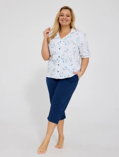 Pyžamo Cornette 347/347 Yvonne kr/r 3XL-5XL