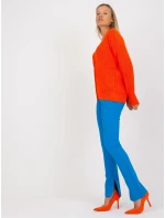 Dámsky sveter LC SW 0321 oranžový Dámsky sveter LC SW 0321 oranžový