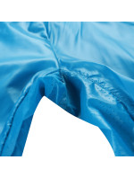 Detská ultraľahká bunda s nepremokavou úpravou ALPINE PRO BIKO neonovo modrá