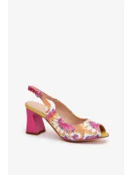 Sandále na podpätku model 210178 Krok vo veľkom štýle