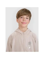 Chlapčenská mikina s kapucňou 4F 4FJRSS25TSWSM2103-83S