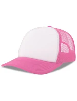 Atlantis Headwear Rapper-S 5-panelová truckerová čiapka 33.0262 biela/fuchsiová fluo Atlantis Headwear Rapper-S 5-panelová truckerová čiapka 33.0262 biela/fuchsiová fluo