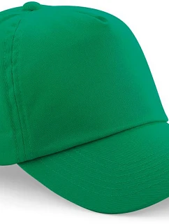 Beechfield B 10B Detská 5-panelová čiapka s kšiltom „Original“ 53.010B kelly green